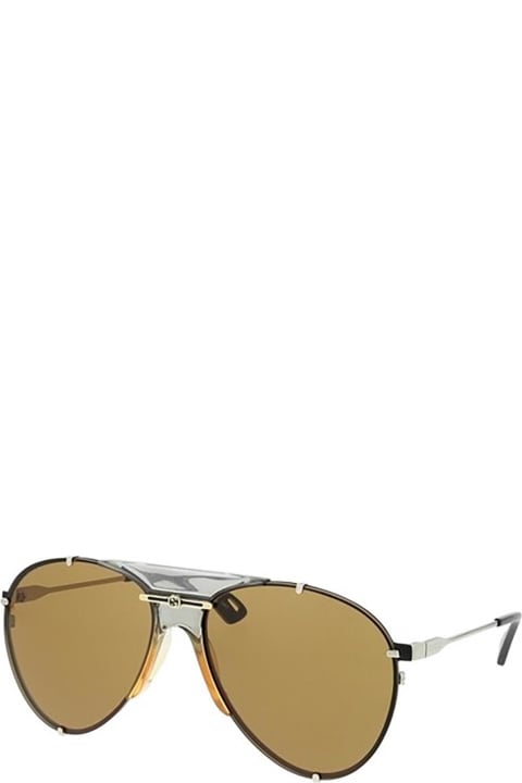 Gg0740s Silver Sunglasses