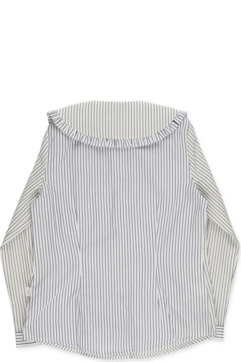 Il Gufo Striped Shirt - Beige