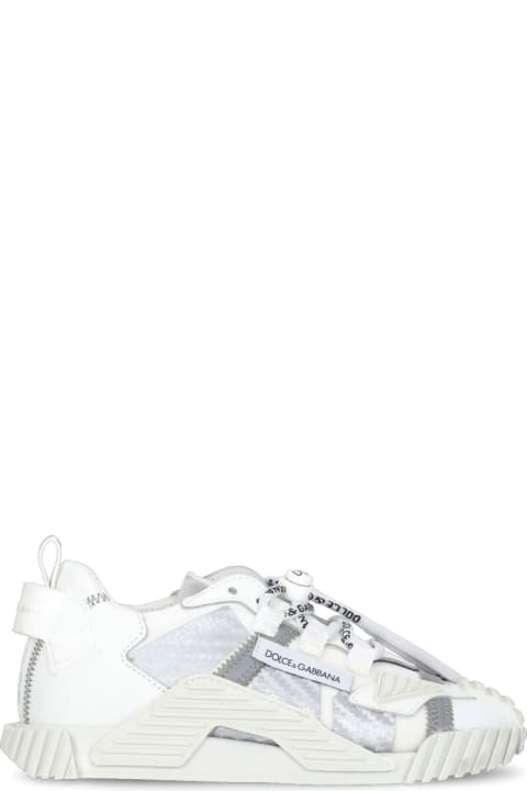 Dolce & Gabbana Sneaker Ns1 - Logo nero fdo bianco