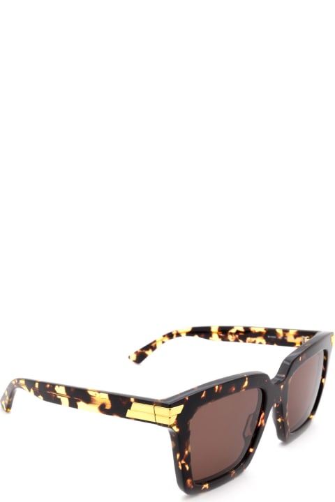 Bottega Veneta Eyewear Bv1005s Havana Sunglasses - Gold