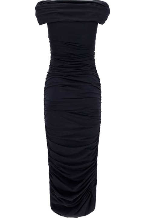 Khaite Spence Dress - BLACK (Black)
