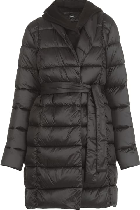 Quilted Long Down Jacket