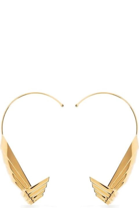 Susan Golden Brass Earrings