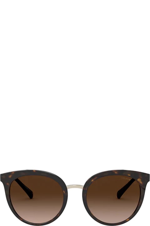 Emporio Armani Ea4145 Shiny Havana Sunglasses - Black
