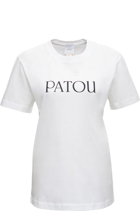 Organic Cotton T-shirt With Logo Print