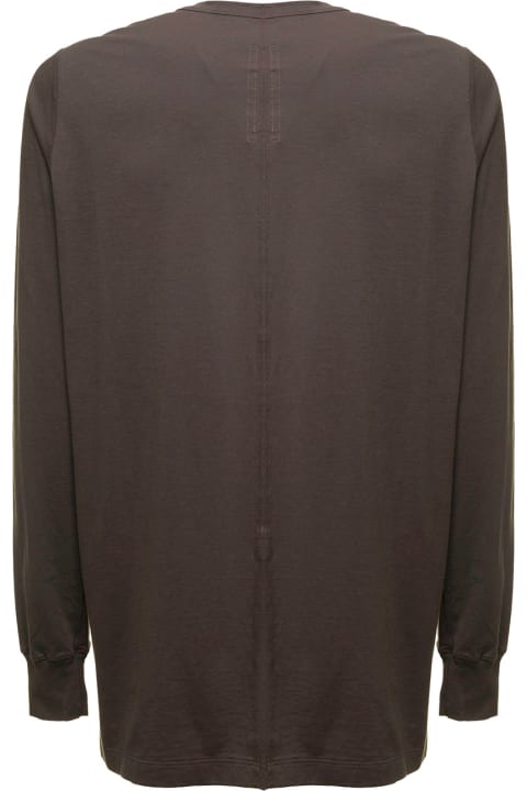 Oversize Brown Cotton Sweater