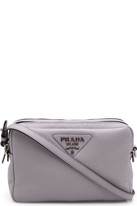 Prada 'flou' Saffiano Leather Shoulder Bag