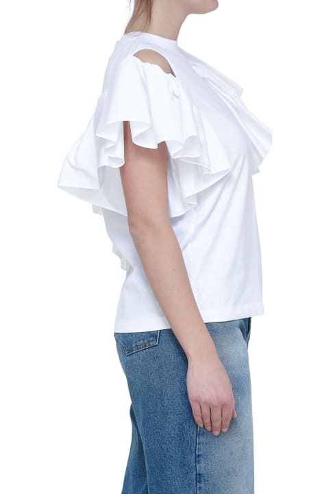 Alexander McQueen T-shirt - Lilac/white