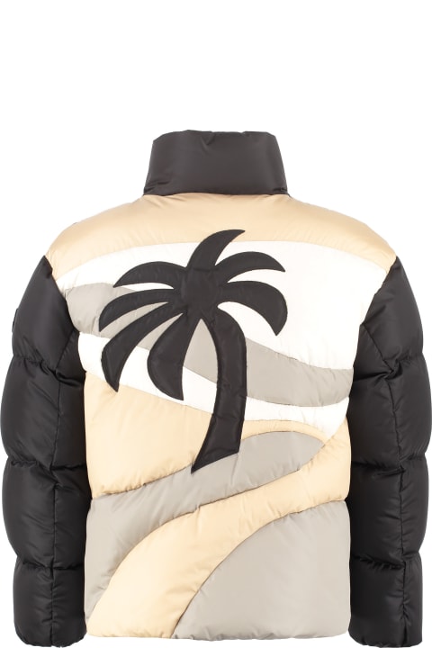 8 Moncler Palm Angels - Manamint Padded Jacket With Zip And Snaps
