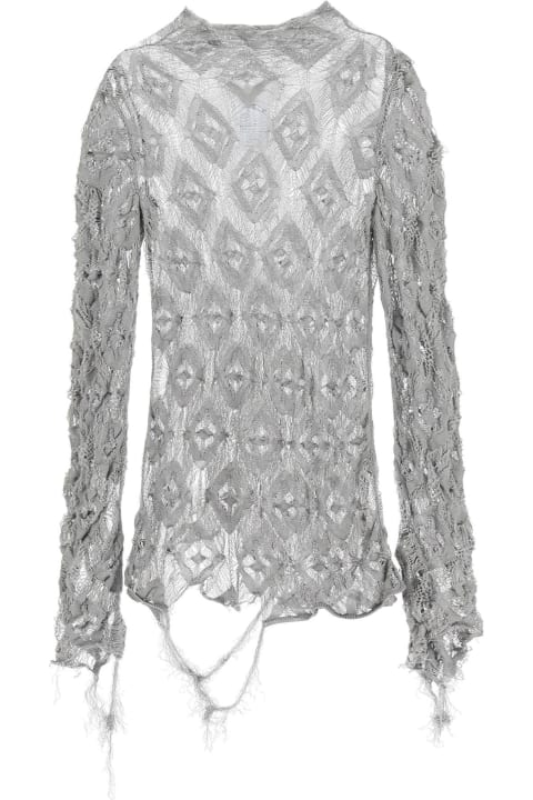 Maison Margiela Crochet Sweater - Off white