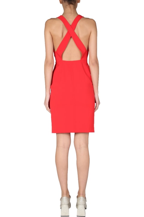 Boutique Moschino Dress With Cut Out Detail - Pink