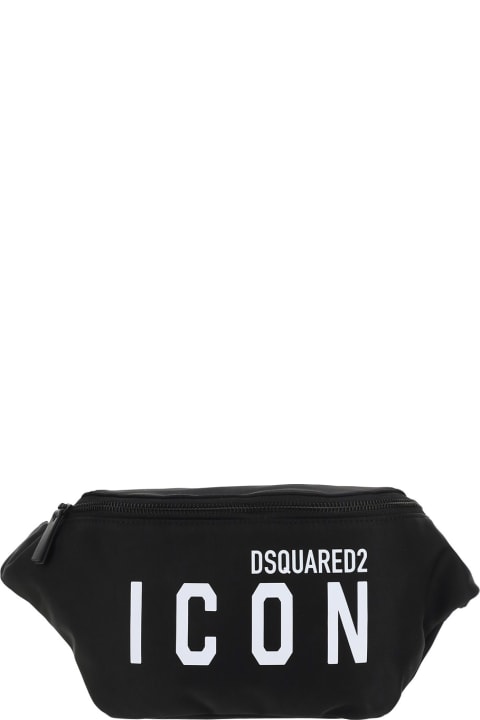 Dsquared2 Bum Bag Icon Nylon Belt Bag - Black
