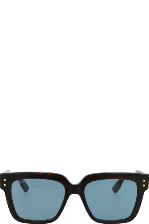 Gucci Eyewear Gg1084s Sunglasses - Black Black Grey