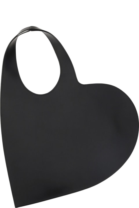 Coperni Heart Tote Bag - Black/white