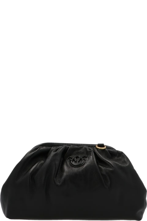 Pinko 'chain Clutch' Mini Bag - NERO LIMOUSINE (Black)