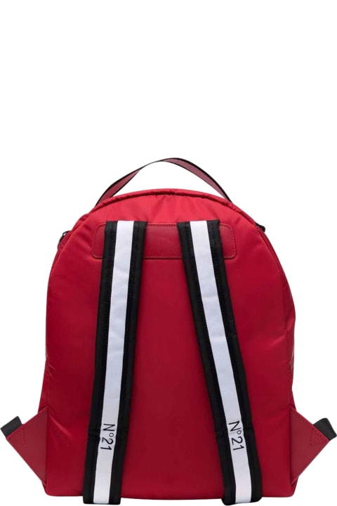 Red And White Backpack N21