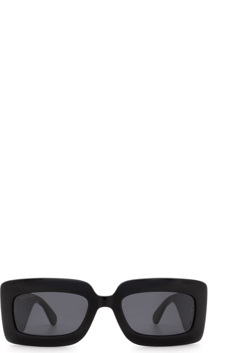 Gucci Eyewear Gg0811s Black Sunglasses - Black Black Grey