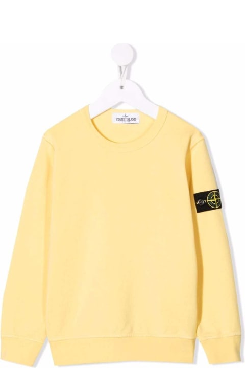 Yellow Jersey Sweatshirt With Logo