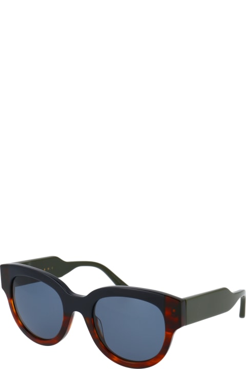 Marni Eyewear Me600s Sunglasses - 222 HAVANA BRICK SAND