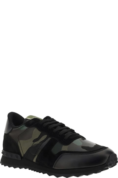 Valentino Garavani Sneakers Rockrunner Camouflage - Nero