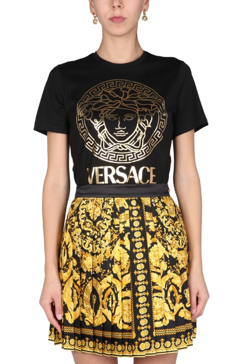 Versace Medusa T-shirt - Nero oro