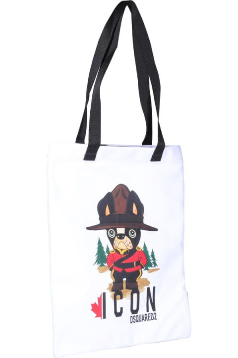 Mountie Dog Tote Bag Dsquared2