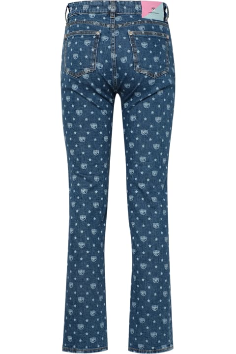 Printed Denim 5 Pockets
