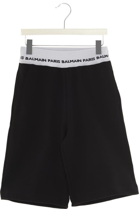 Balmain Shorts - Nero-fucsia