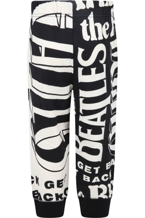 Stella McCartney Kids Multicolor Sweatpant  For Boy With Writing - Multicolor