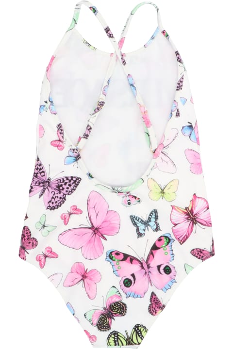 Versace 'butterfly' Swimsuits - Fucsia e Bianco