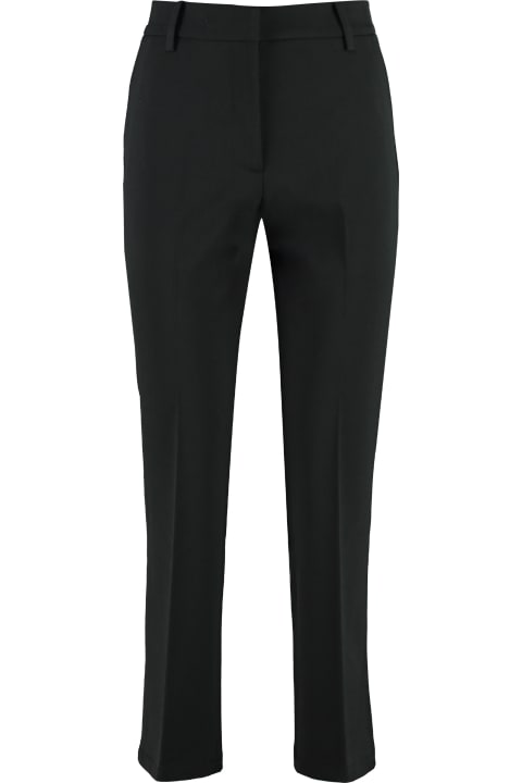 Department Five Jet Flared Trousers - BLACK