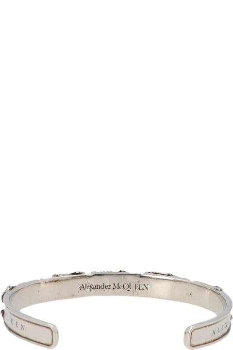 Alexander McQueen Bracelet - Ivory/black