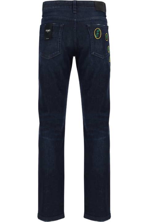 Fendi Jeans Artist Jeans - Asfalto nero palladio