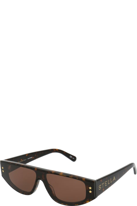 Stella McCartney Eyewear Sc0238s Sunglasses - Black Black Transpare