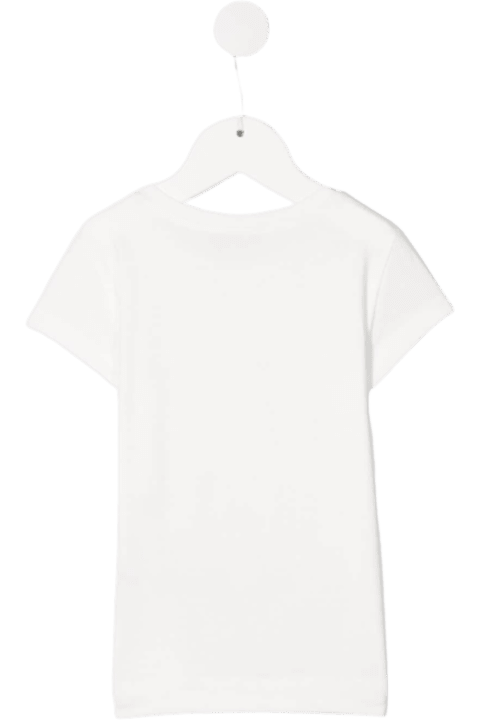 Monnalisa White Cotton T-shirt With Tweety Print - Blu