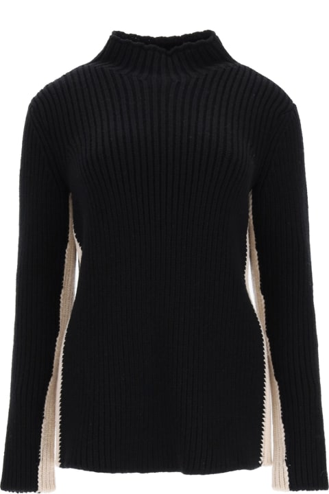 Two-tone Wool Sweater