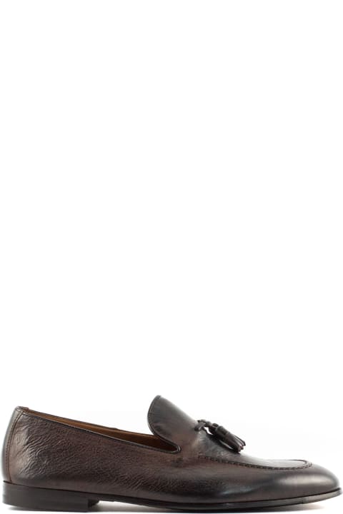 Doucal's Brown Smooth Leather Loafer - Military