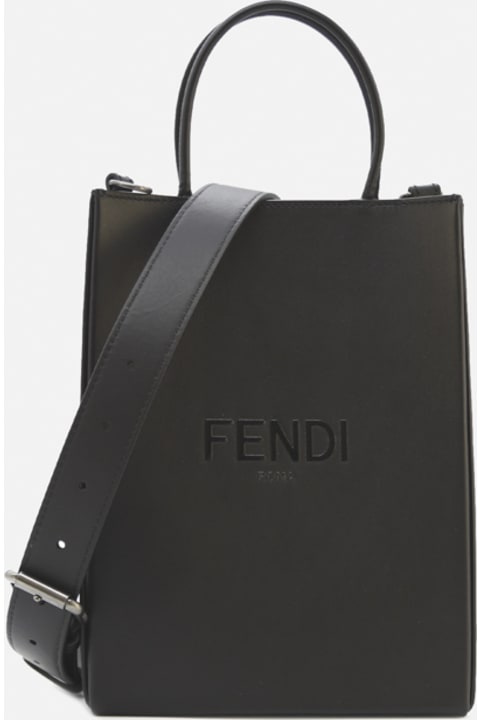 Small Fendi Pack Bag In Leather