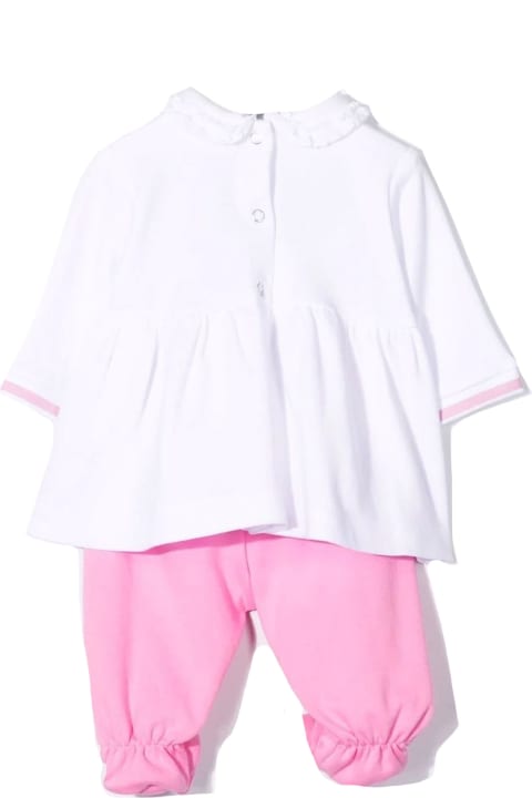 Chiara Ferragni Eyestar Cotton Trouser Set - Bianco+rosa