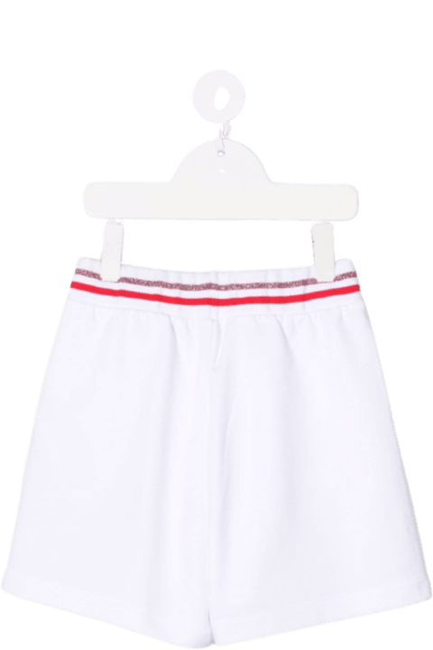 Moschino Shorts With Logo - White