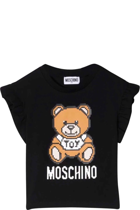 Moschino Black Girl T-shirt - Grey