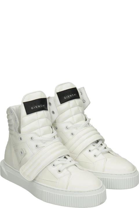 Hypnos Sneakers In White Leather