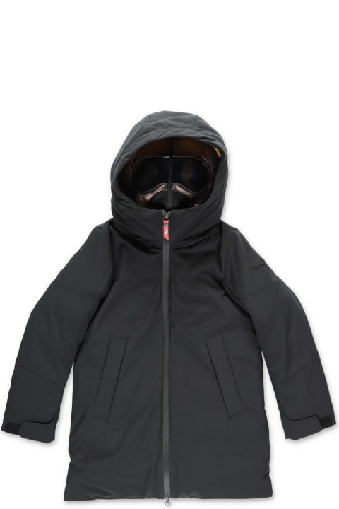 Ai Riders On The Storm Parka Nero In Nylon Con Cappuccio