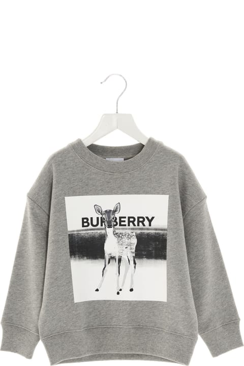 Burberry 'deer' Sweatshirt - Beige