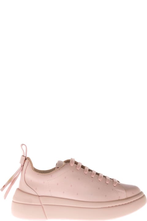 Bowalk Pink Leather Snaekers