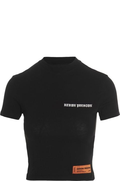 HERON PRESTON T-shirt - BLACK WHIT
