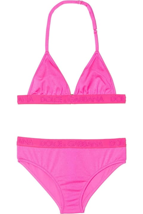 Pink Polyamide Swimsuit