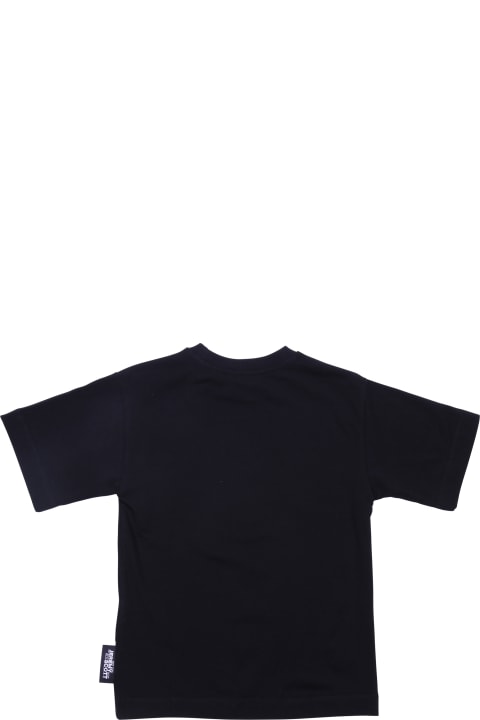 Jeremy Scott T-shirt Nera In Jersey Di Cotone