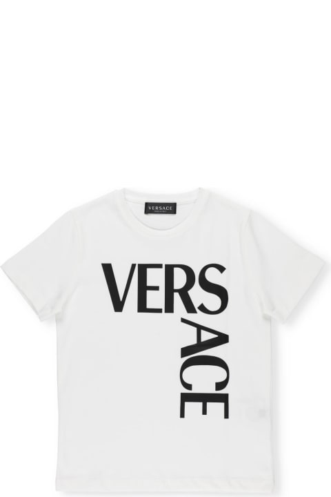 Versace Logo T-shirt - Nero/giallo/verde