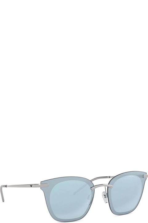 Emporio Armani Ea2075 Silver Sunglasses - Bianco